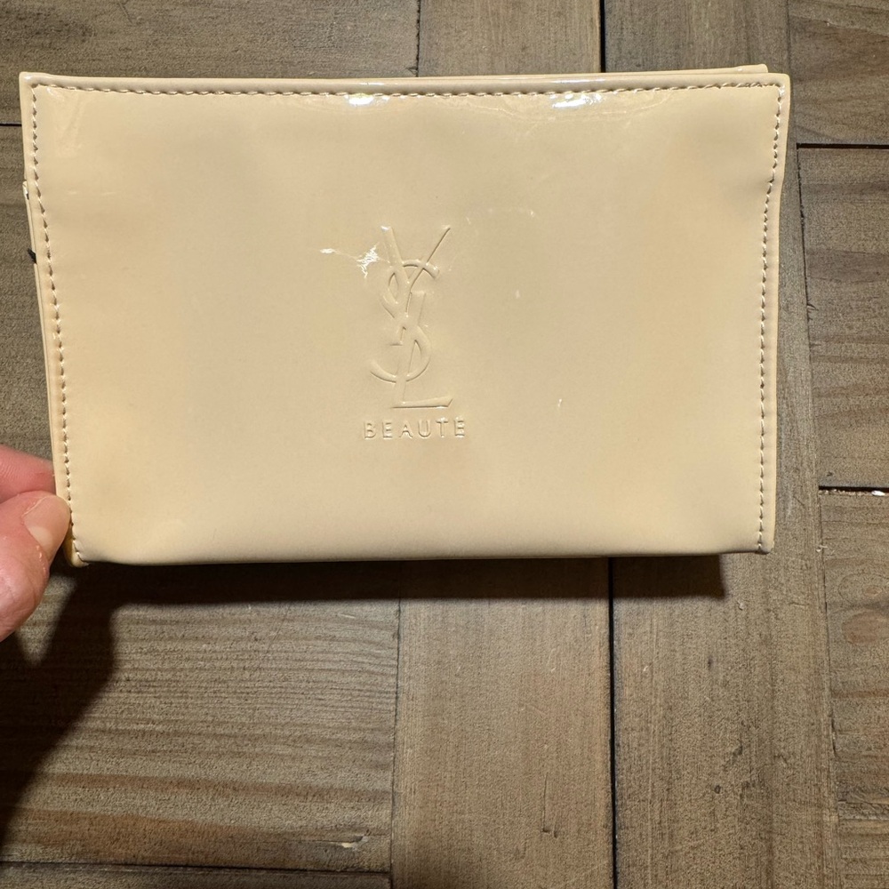 Yves Saint Laurent Cream Clutch